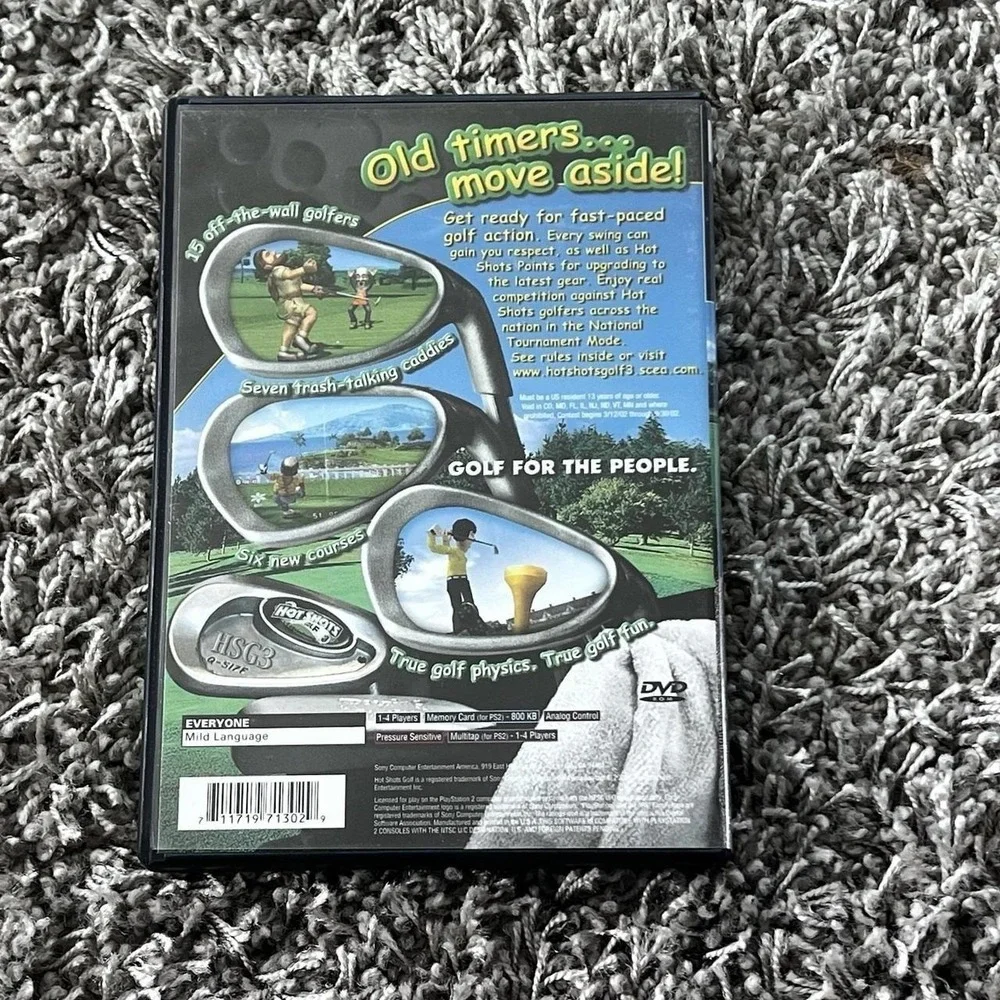 Hot Shots Golf 3 PS2 Playstation 2 Game Excellent Used Condition Missing Manual